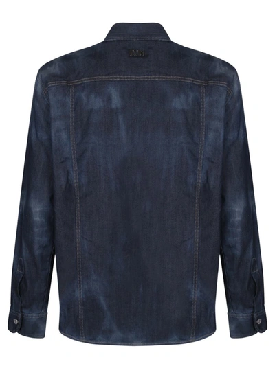 Dsquared2 Cotton Shirt In Blue