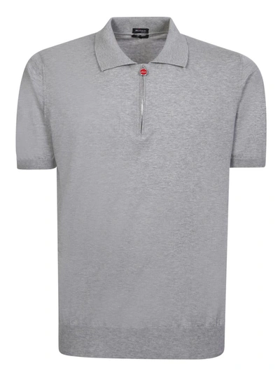 Shop Kiton T-shirts In Grey