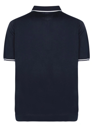 Shop Kiton T-shirts In Blue