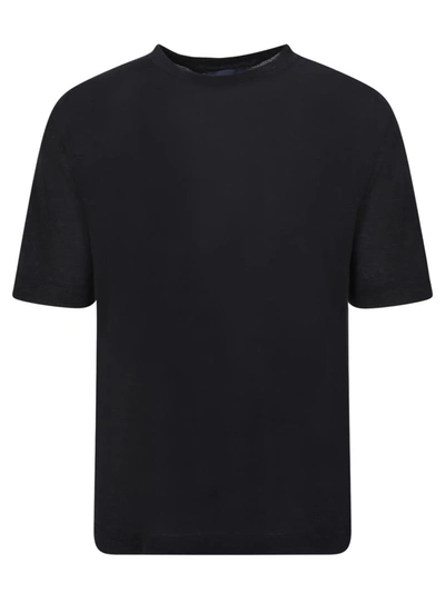 Shop Lardini T-shirts In Black