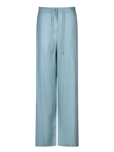 Shop Lardini Trousers In Blue