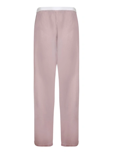 Shop Maison Margiela Trousers In Pink