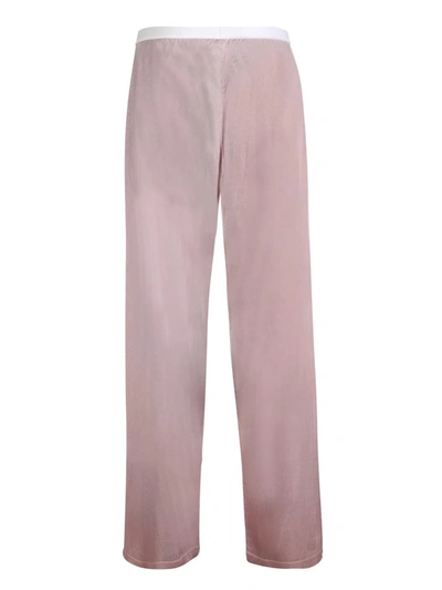 Shop Maison Margiela Trousers In Pink