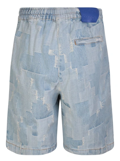 Shop Marcelo Burlon County Of Milan Shorts In Blue