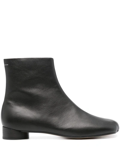 Shop Mm6 Maison Margiela Ankle Boot Shoes In Black