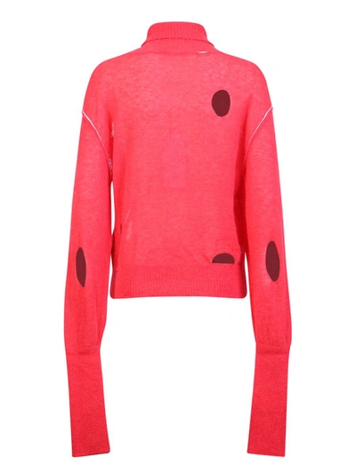 Shop Mm6 Maison Margiela Sweaters In Red