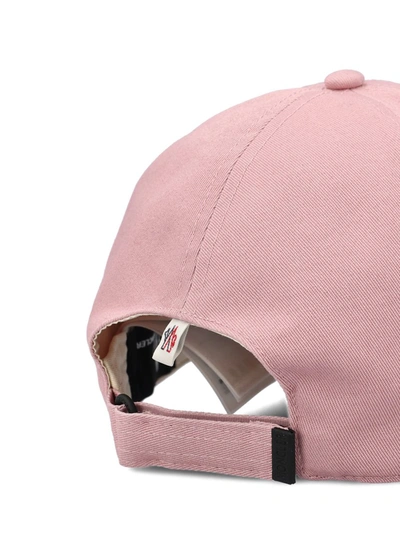 Shop Moncler Grenoble Hats In Dark Pink