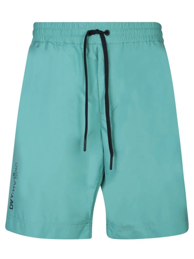 Shop Moncler Grenoble Shorts In Blue