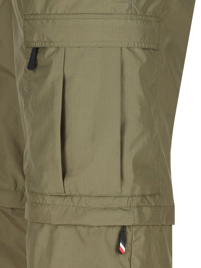 Shop Moncler Grenoble Trousers In Green