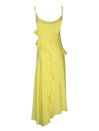 Shop Msgm Dresses In Yellow