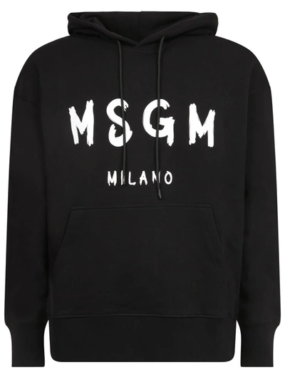 Shop Msgm Sweatshirts In Black