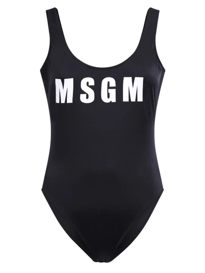 Shop Msgm Swimwear In Black