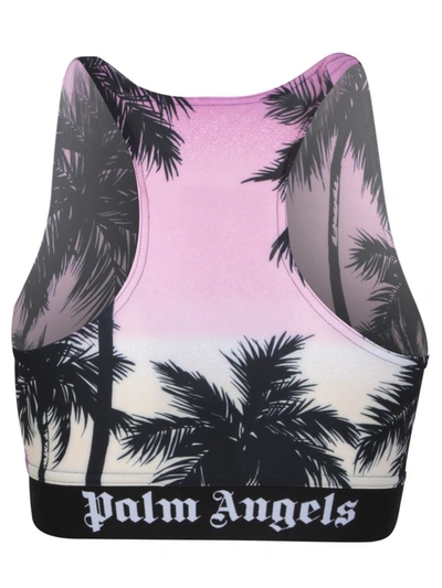 Shop Palm Angels Tops In Purple