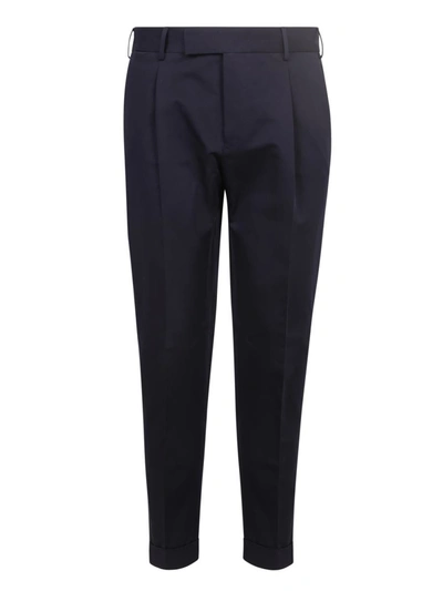 Shop Pt Torino Trousers In Blue