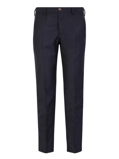 Shop Pt Torino Trousers In Blue