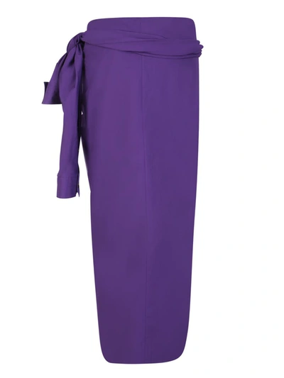 Shop Quira Skirts In Purple