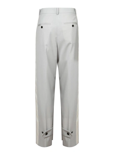 Shop Sacai Trousers In Grey