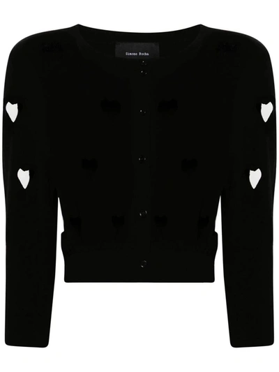 Shop Simone Rocha Sweatshirt In Black