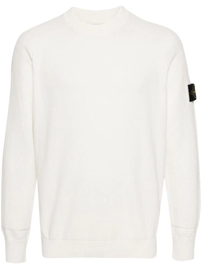 Shop Stone Island Sweater Clothing In White