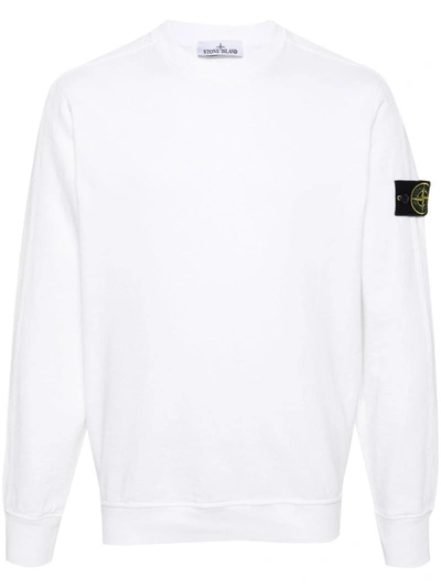 Shop Stone Island Sweatshirt Clothing In White