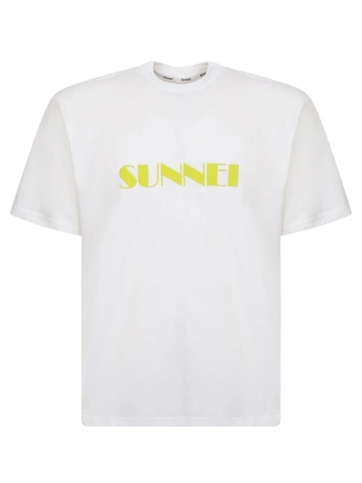 Shop Sunnei T-shirts In Beige