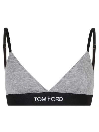 Shop Tom Ford Tops In Grey