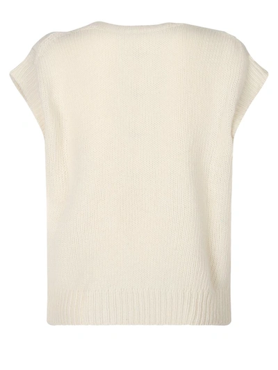 Shop Took Knitted Vest In White