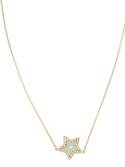 Shop Tory Burch "kira Star" Necklace In Gold