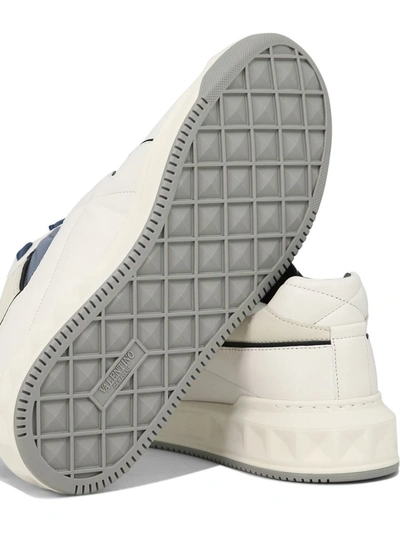 Shop Valentino Garavani "one Stud" Sneakers In White