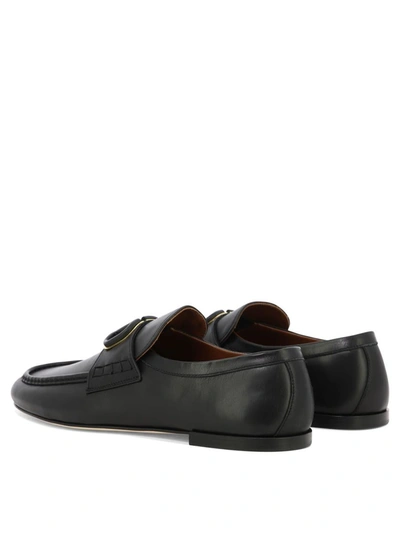 Shop Valentino Garavani "vlogo" Loafers In Black