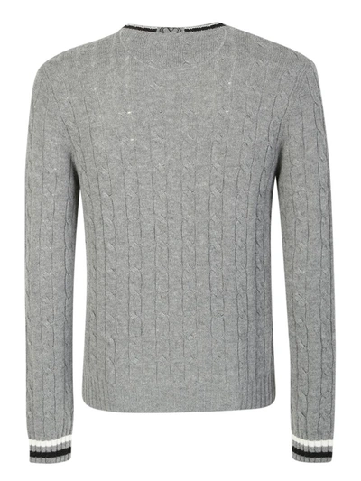 Shop Valentino Knitwear In Grey
