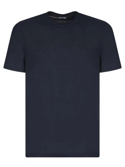 Shop Zanone T-shirts In Blue
