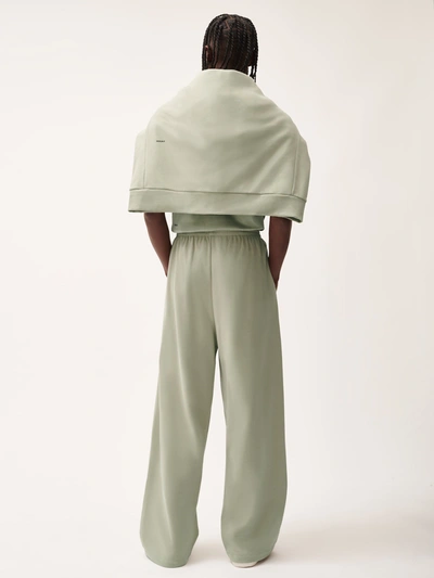 Pangaia 365 Midweight Straight Leg Track Pants In Moss Green