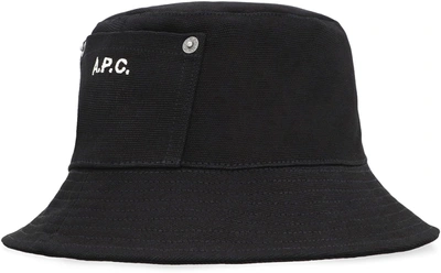 Shop Apc A.p.c. Bucket Hat In Black