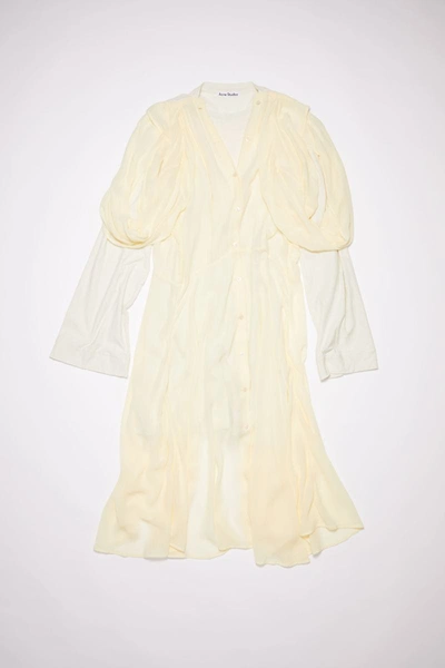 Shop Acne Studios Dress Clothing In Abt Pale Yellow