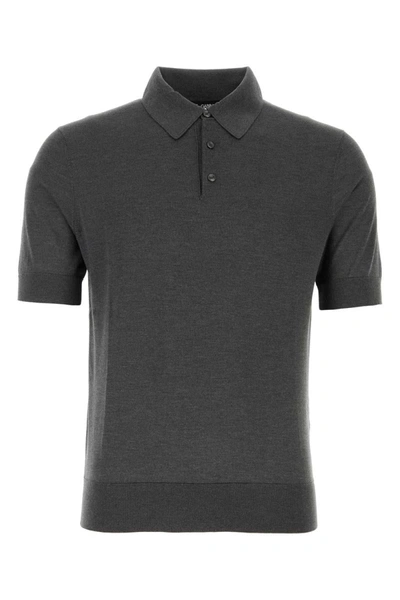 Shop Dolce & Gabbana Polo In Grey