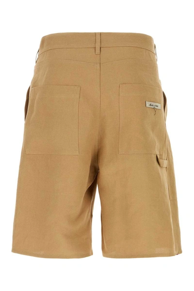 Shop Fendi Shorts In Camel
