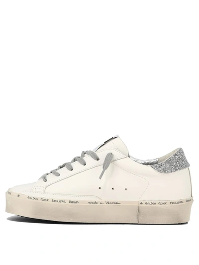 Shop Golden Goose "hi-star" Sneakers In White