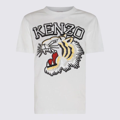 Shop Kenzo T-shirts And Polos In Off-white