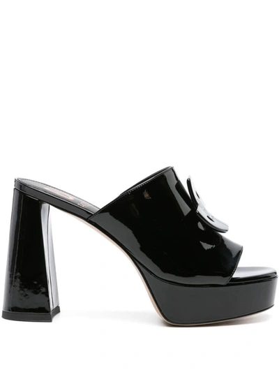 Shop Patou Sandals In Black