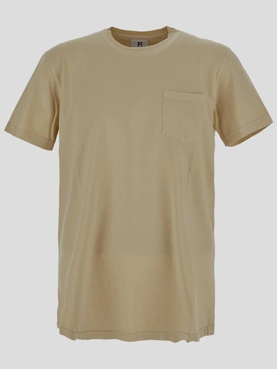 Shop Pt Torino T-shirts And Polos In Beige