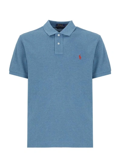 Shop Ralph Lauren T-shirts And Polos In Marine Heather/c4817