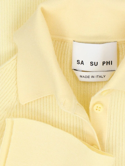 Shop Sa Su Phi T-shirts And Polos In Yellow