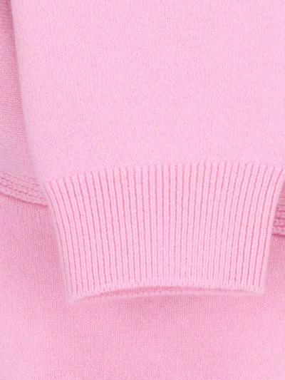 Sa Su Phi Crew Neck Cashmere Pink Top In Pink