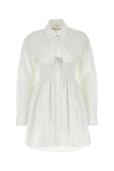 Shop Alexander Wang T T By Alexander Wang Dress In White