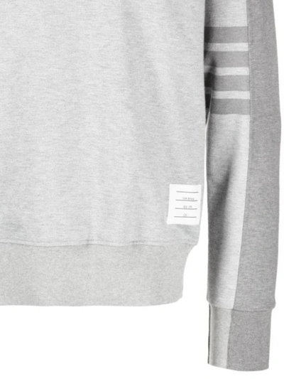 Shop Thom Browne Sweaters In Lt Grey