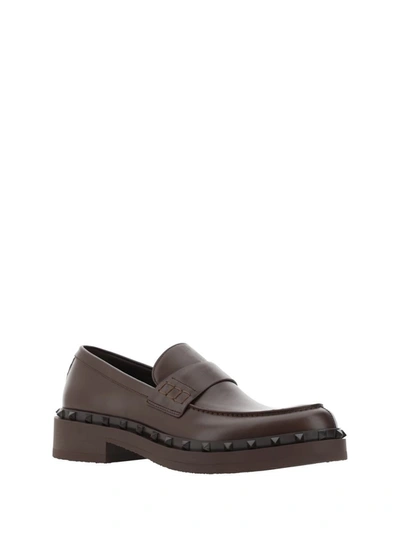 Shop Valentino Garavani Loafers In Fondant