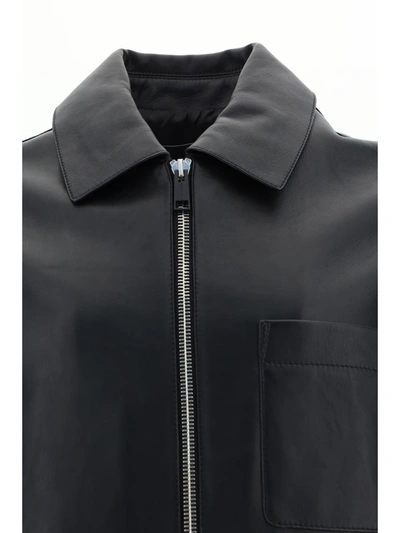 Shop Yves Salomon Jackets In Black