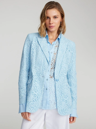 Shop Robert Graham Penelope Jacket In Light Blue