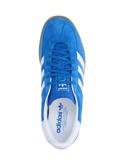 Adidas Originals Striped Suede Low Top Sneakers In Blue